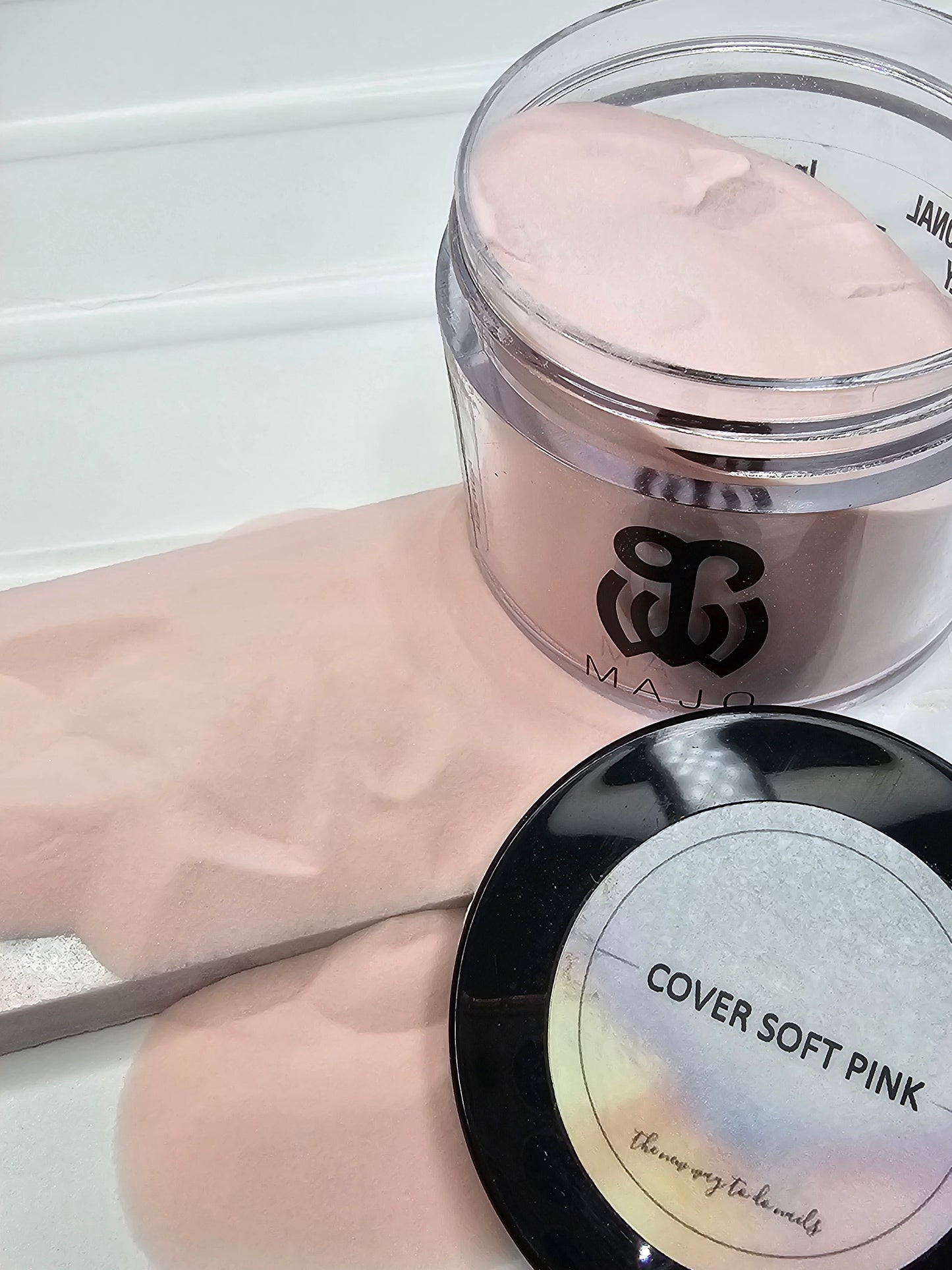 ACRYLIC POWDER FOR NAILS COVER SOFT PINK | POLVO DE ACRILICO PARA UÑAS ROSA SUAVE