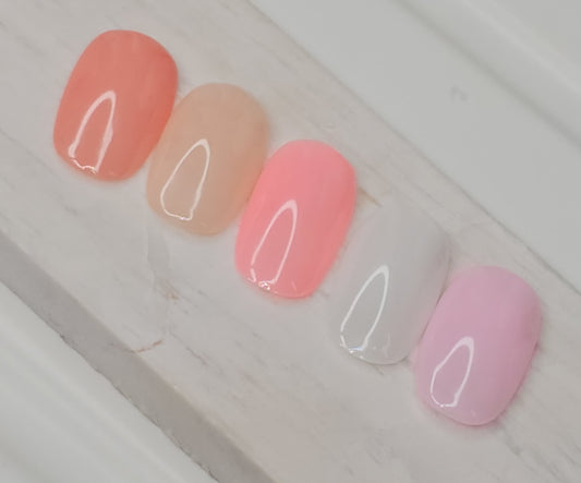 Spring Nude Nail Polish gel| Jelly Nude Nail Polish 🥞Syrup Nude Collection