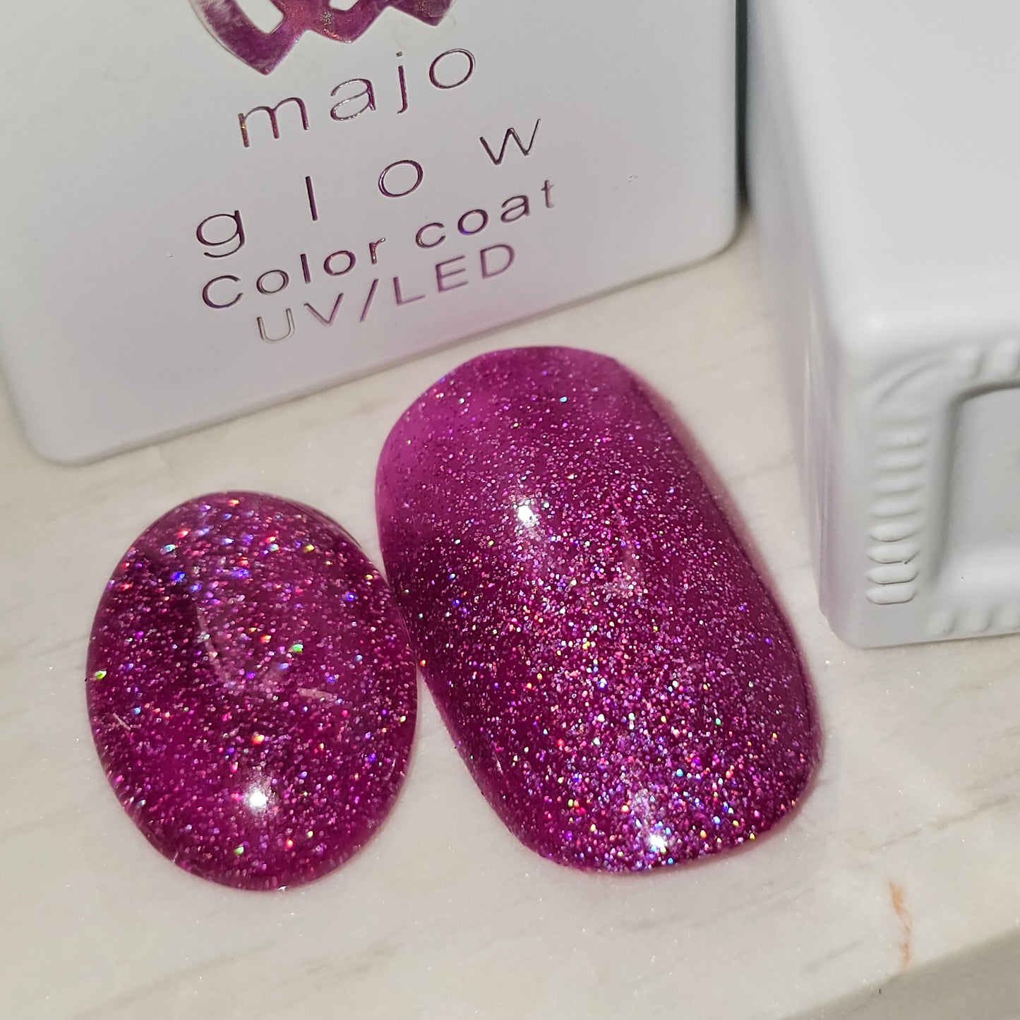 GLITER PLATINIUM AND REFLECTIVE NAIL GEL POLISH