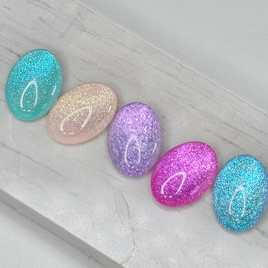 SPRING SHIMMER GEL COLORS | COLORES DE GEL CON BRILLO 🦎Camaleon Collection