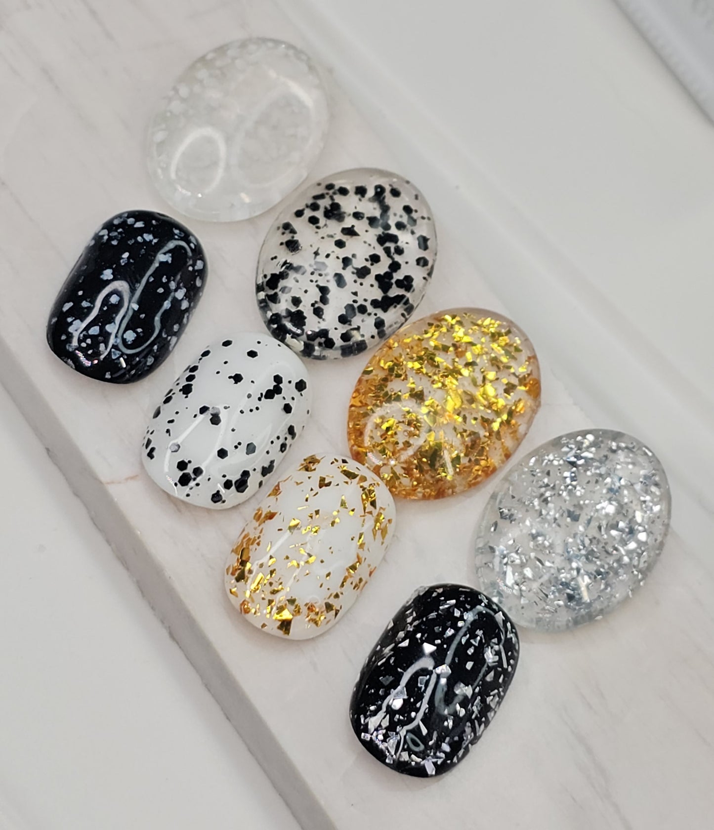 NO WIPE TOP GEL WITH FLAKES | FINISH GEL WITH DECORATION