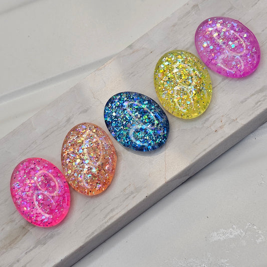 NEON GLITTER NAIL POLISH Under the sea Collection